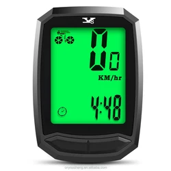 YS-602 Новый беспроводной ЖК-компьютер для велосипеда с подсветкой, большой экран, многофункциональный компьютер для велоспорта с одометром