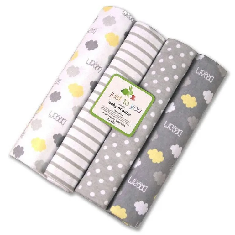 
Baby Blanket Comforter 100% Cotton Infant Bedding Quilt 