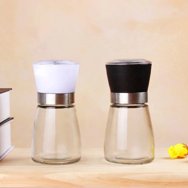 
Burnisher Jam Glass Spice Jar With CoverHome Use Fashion High Glass Hand Grinding Jar 
