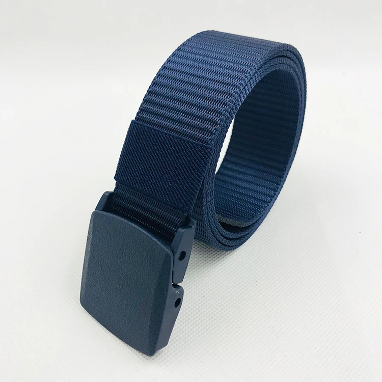 
Custom Logo Mens Out Sport Webbing Jeans Fabric Adjustable Canvas Belt 
