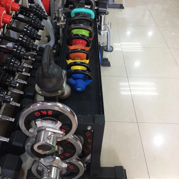 Multifunctional 40KG Gymnasium Kettlebell Rack Fitness Accessories HJ-A012