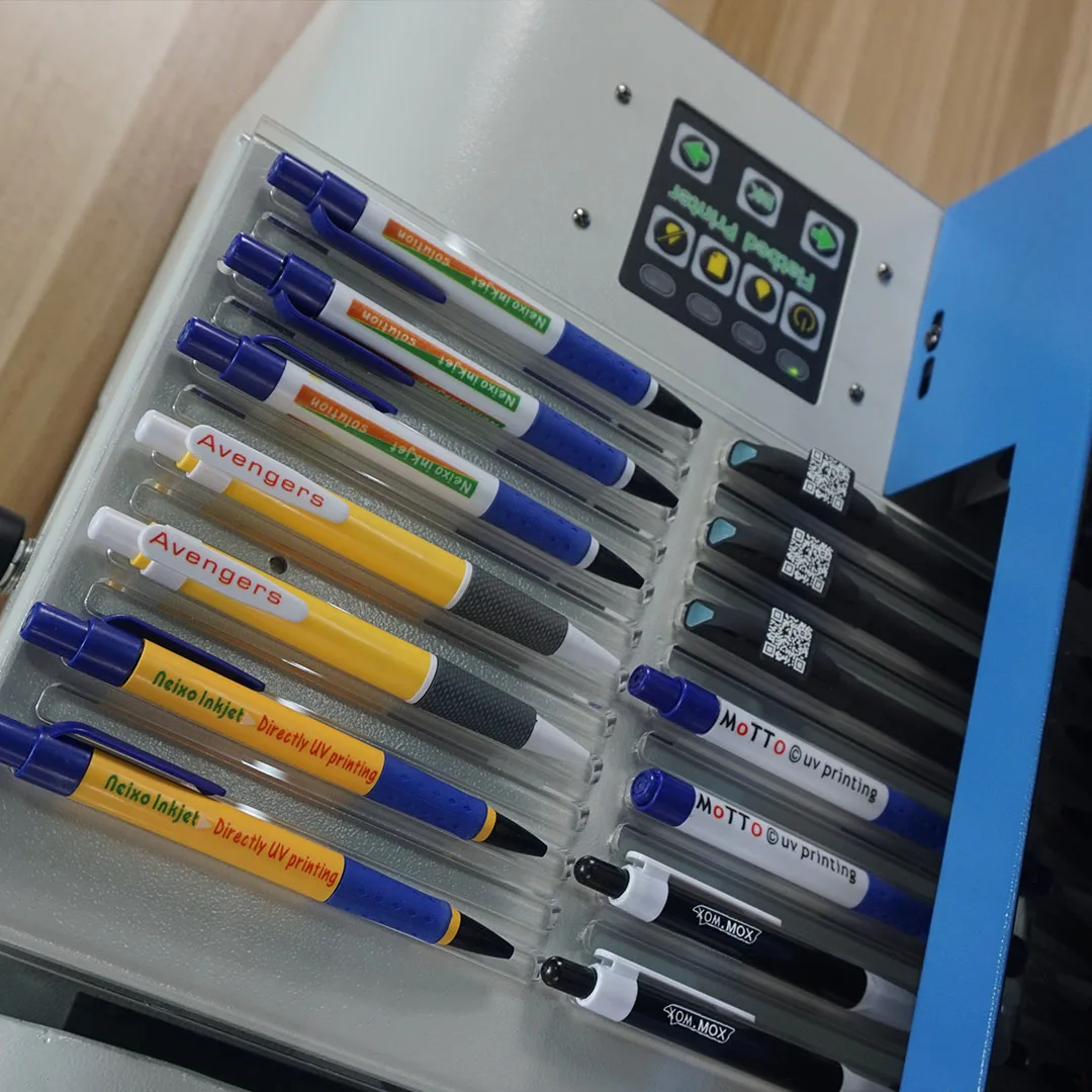 Height adjustable Pen and pencil printing machine A4 size uv flatbed printer
