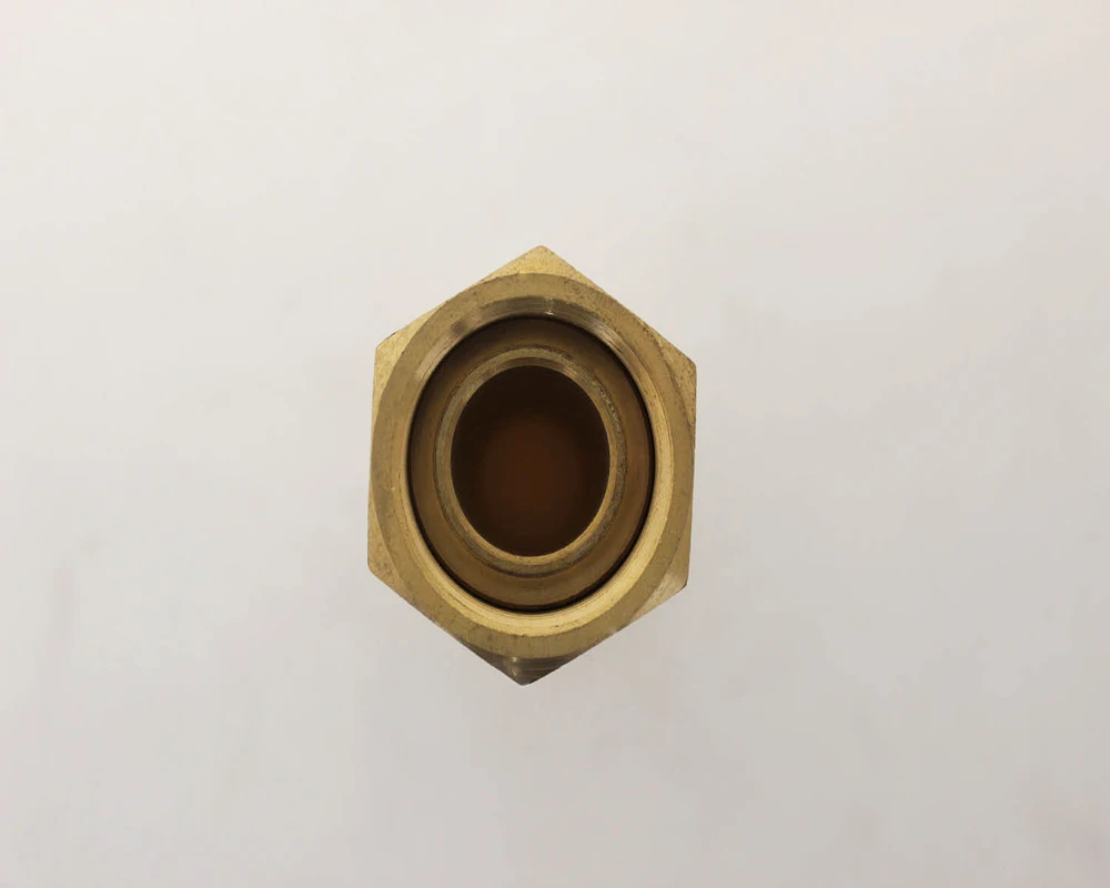 
Taizhou Aolong Brass Water Meter Fitting Brass Swivel Hose Connector 