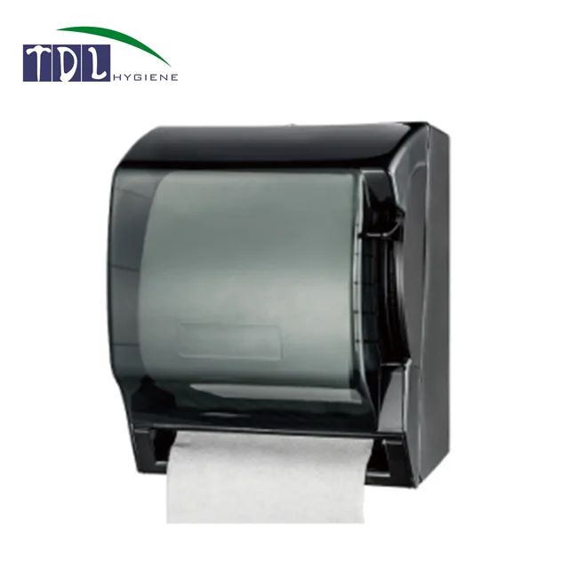 Washroom Smoke Lever Hand Roll Towel Paper Dispenser