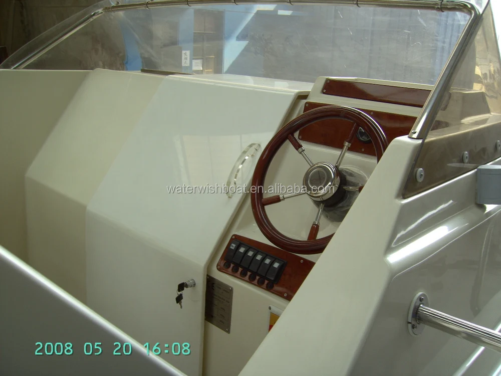 WATERWISH  QD 25 CABIN FRP Cheap Fishing Motor Boat