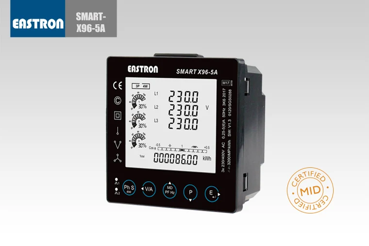 Smart X96-5 Ethernet Gateway / RS485 Modbus Power Meter