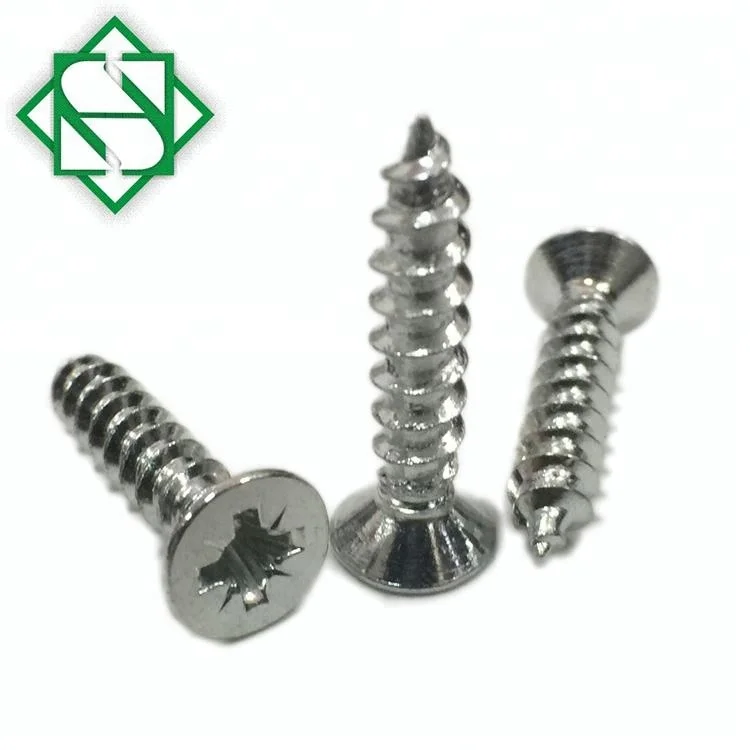 DIN7982 Countersunk Head Self Tapping Screw Zinc Plated