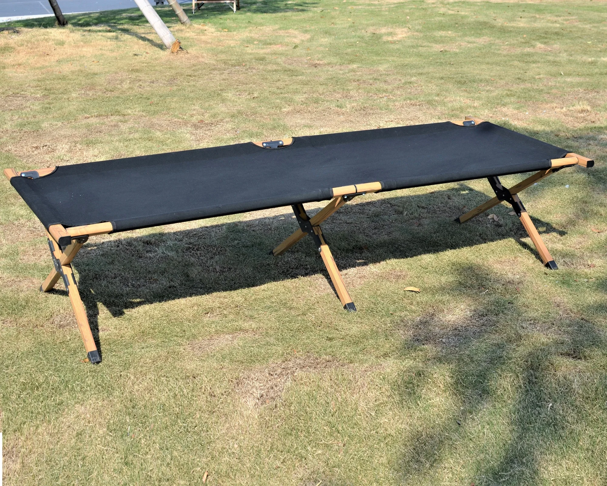 Heavy duty military folding aluminium frame stretcher camping bed army bunk camp cots