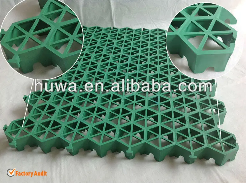 recycled interlocking car parking lawn Turf Pave grass paver supplier plastic driveway paver