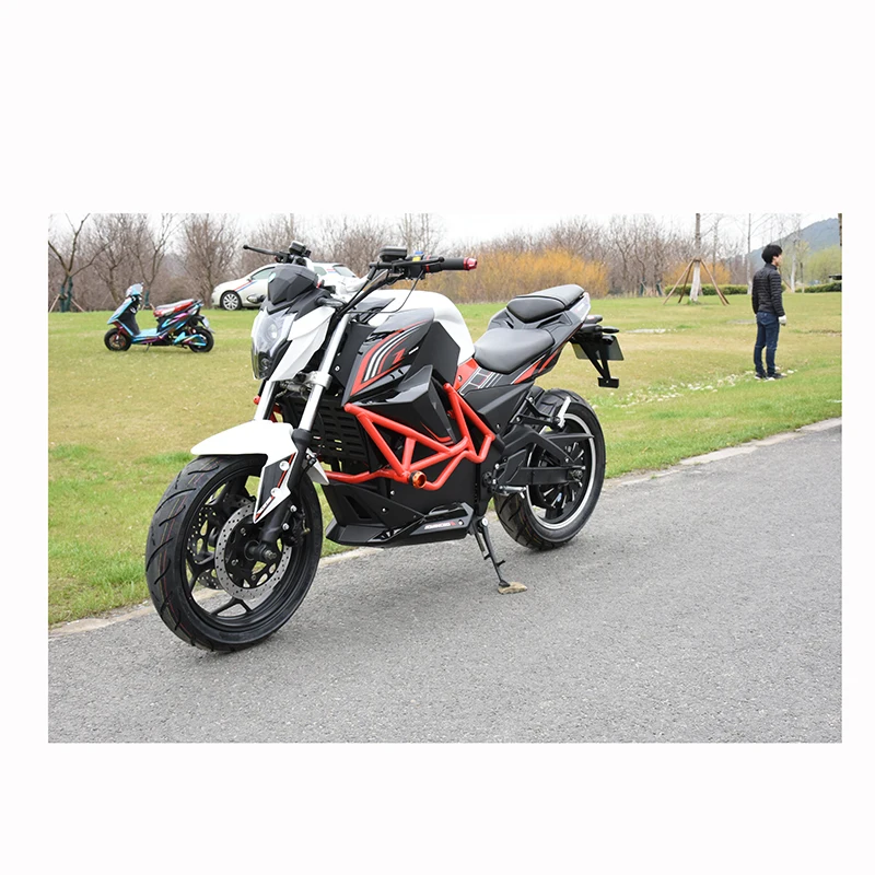 Super Race Moto Electrica 3000W 5000W Lithium 72V China Vintage Electric Motorcycle Sport Bike Long Range Electric Motorcycle