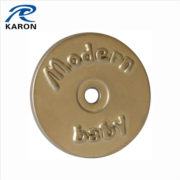 quality wholesale custom metal sewing label with Karon
