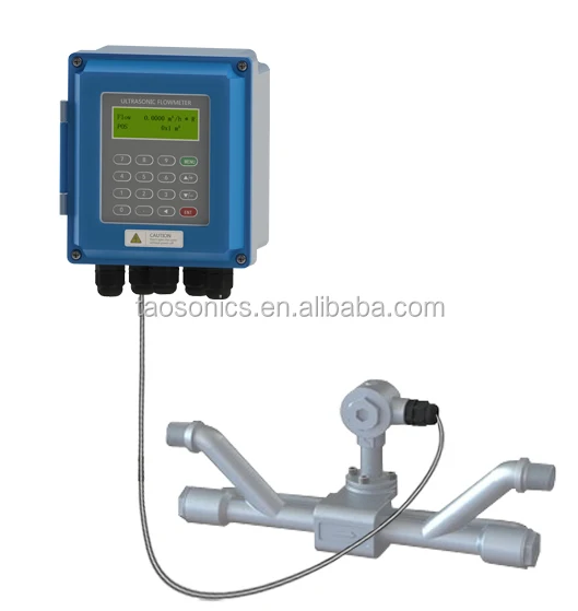 new wall mounted TUF 2000B clamp on low cost inline pipe type water flow meter made in China (60609601113)