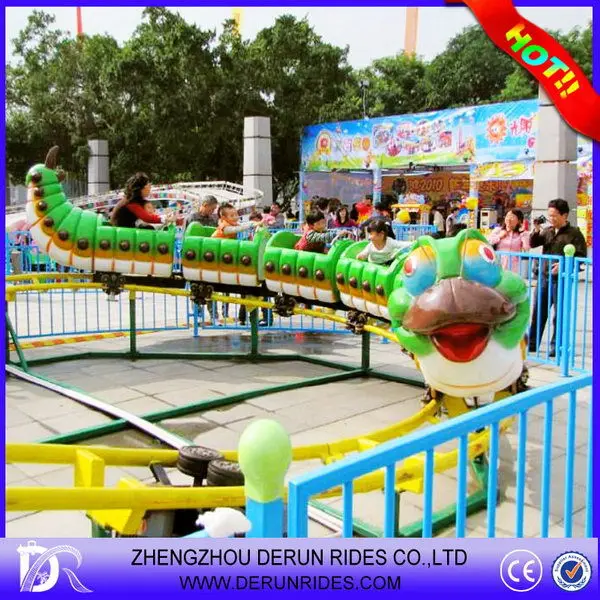 
Amusement rides manufacturers kids electric train ride Worm pulley rides 