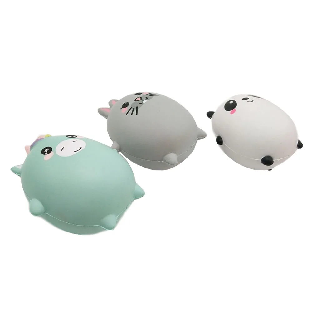 High quality healthy PU material egg shape mini foam wholesale squishy toys squishies animals