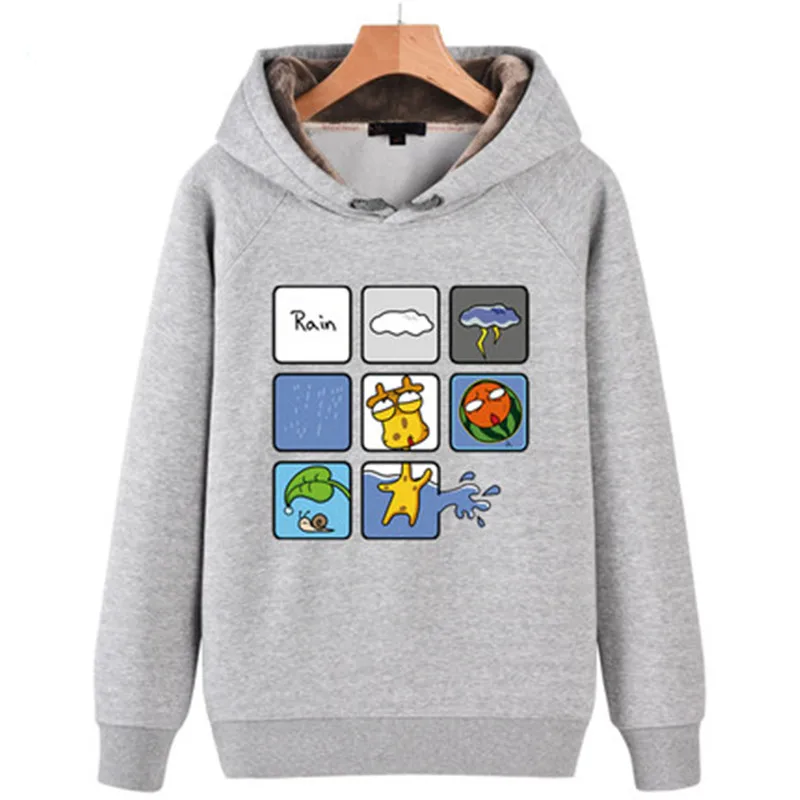 Wholesale High Quality  plain Cowl Neck Anime unisex Hoodies