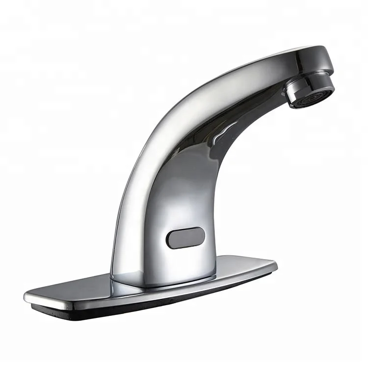 
Contemporary public toilet brass basin infrared sensor automatic faucets 