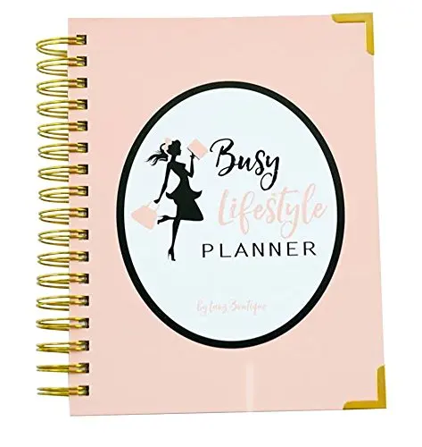 
2020 New Product Hardcover Custom meal Spiral weekly planner for women 