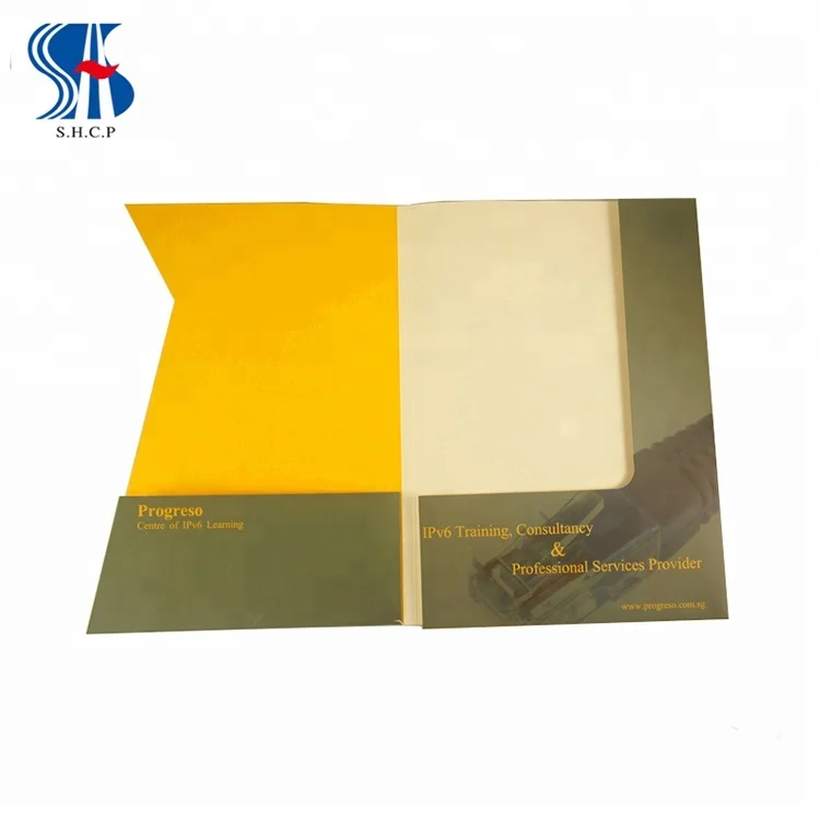 
Wholesale Customized Size Printed Paper Folder 