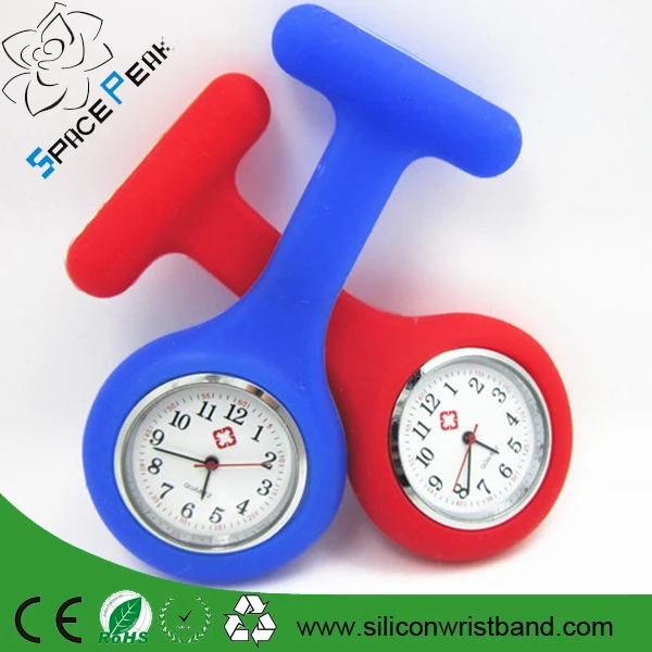 100% high quality New nurse silicone fob watch,nurse watch white