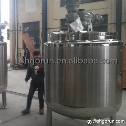 
shampoo/daily chemical/juice stainless steel mixing tank with heating 