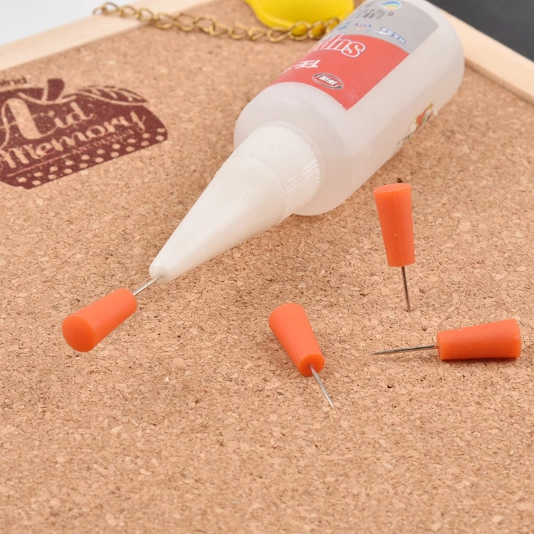 Суперклейкая пластиковая булавка, цветная булавка, оптовая продажа с завода