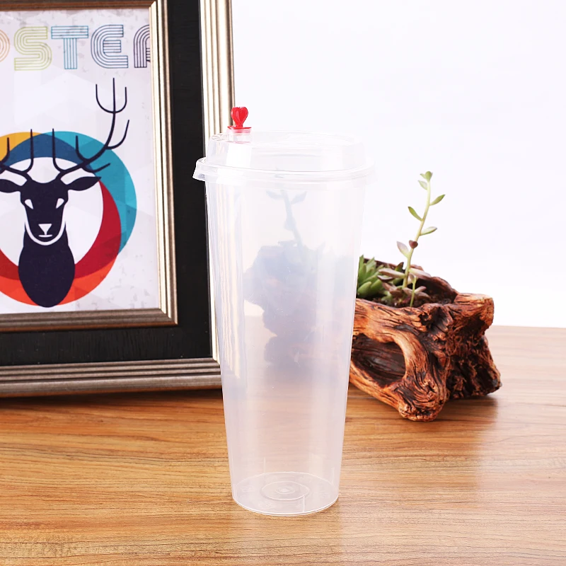 Boba Bubble Tea Cups Smoothie Milkshake Cups PP Plastic Factory Supplies Hotsale 16oz 24oz Beverage Clear Plastic Cups 200 Cc