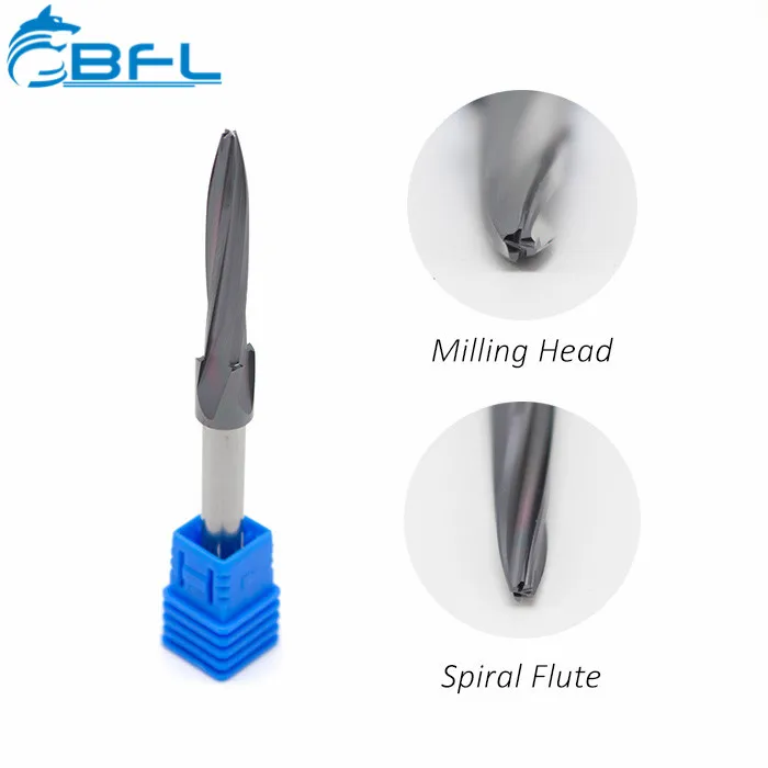 BFL Carbide Tools For Milling Taper Mill Cutter  Taper Carbide Drill cnc cut bit with coating