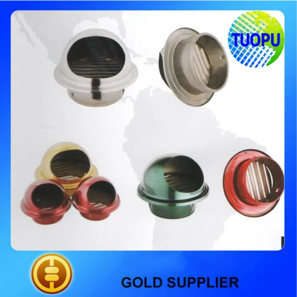 Wall mounted cowl vent,building cowl vent,stainless steel ceiling cowl vent head