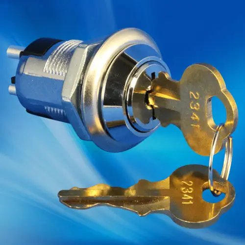 19 мм Большой полноразмерный Электрический замок-переключатель SPST