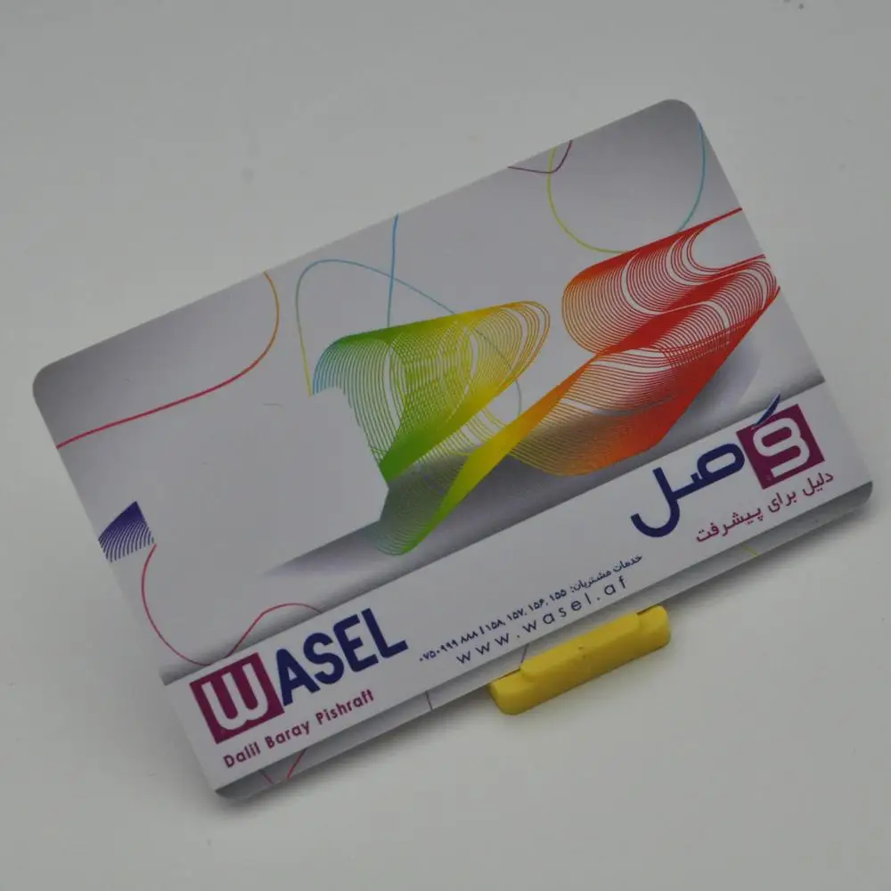 
CR80 standard credit card size Blank gsm sim card 