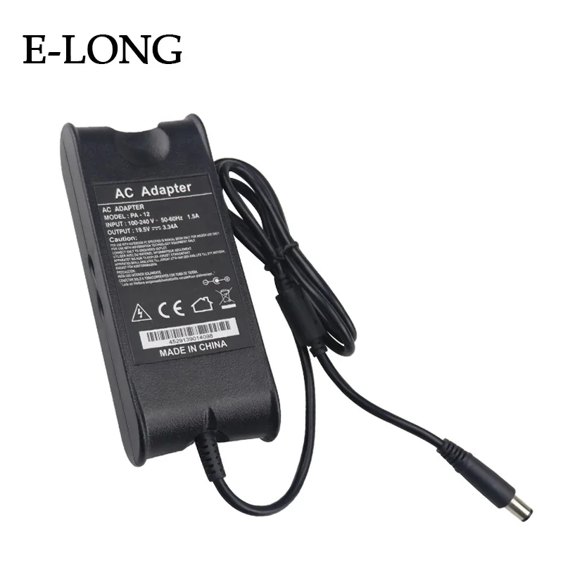Fcc ce rohs утвержден 65 Вт адаптер переменного тока 19.5 В для ноутбуков Dell адаптер питания