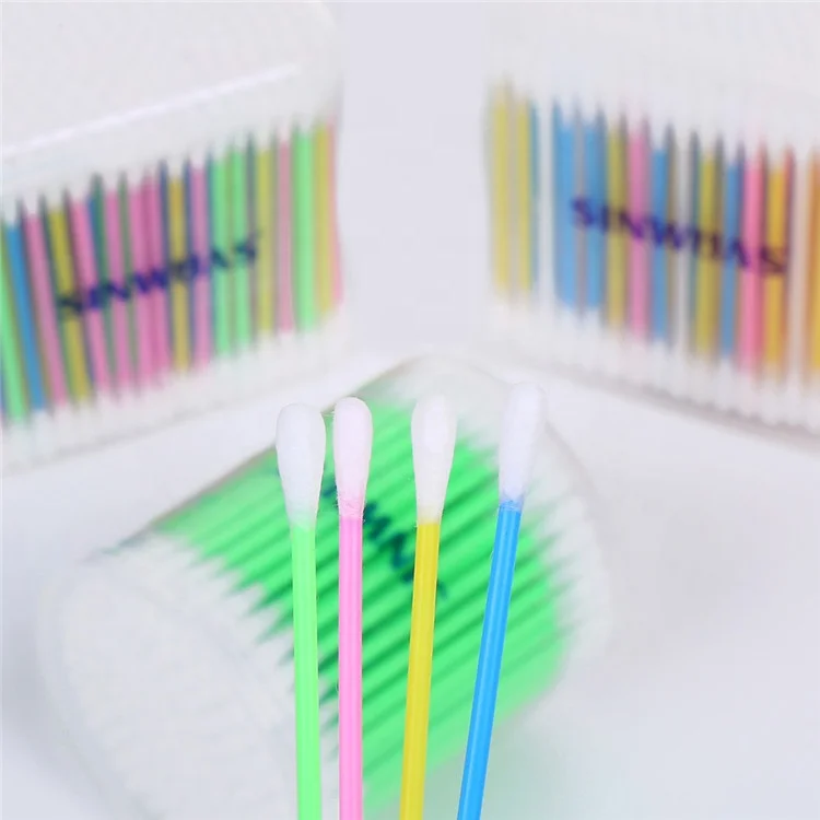 2019 Professional supplier well sealed disposable safety plastic stick cotton swabs cotton ear buds