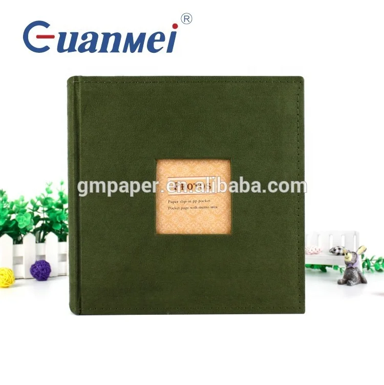 Fanny 4x6 photo album Book bound paper slip in colorful photo albums for 200 photos wholesale fabric cover 4r scrapbook albums