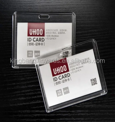 ID card holder acrylic card holder for employee