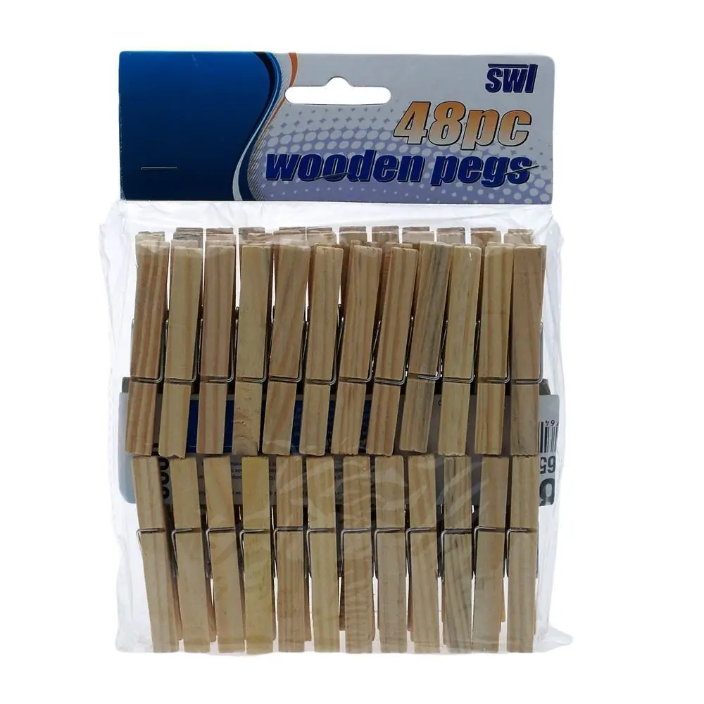 Multipurpose Eco-Friendly Wooden Pegs and Doll Pins Painted Hanger for Arts Crafts Household Decoration Home Decor