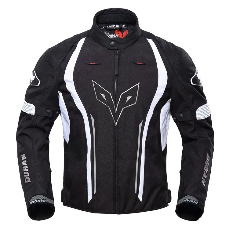 DUHAN Motorcycle Windproof Jackets Waterproof Riding Off Road Racing Sports Jacket Clothing With Neck Protector Guards and Inner