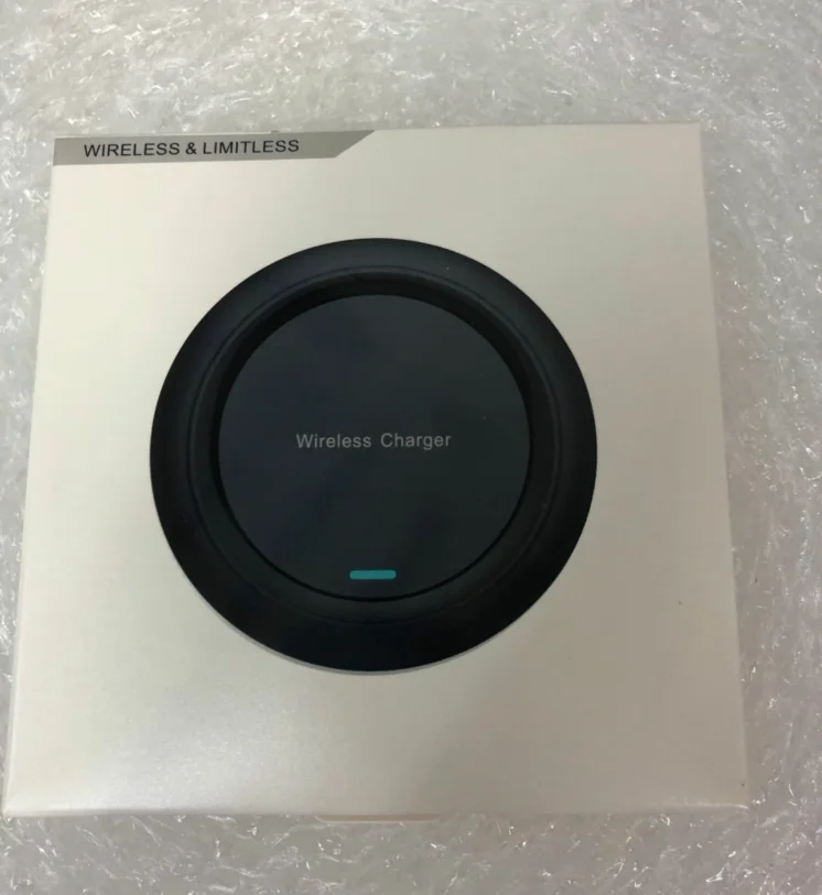 
2019 Newest Aluminum Portable Qi Wireless Charger for iPhone8/iPhone X, wireless mobile phone charger 