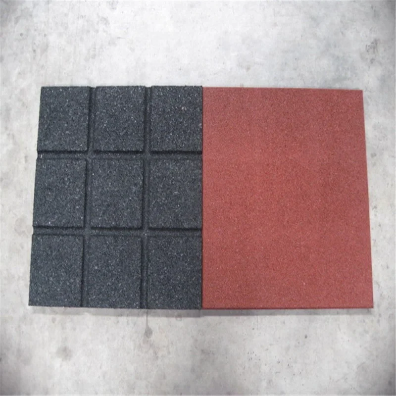 1000x1000mm Cheap noise-proof recycled rubber gym flooring mats
