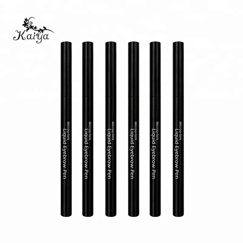 OEM Precise Four Tip Eye Brow Pens Long Wear Makeup Waterproof Eyebrows Tattoo Pencil Black Liquid Microblading Eyebrow Pencil
