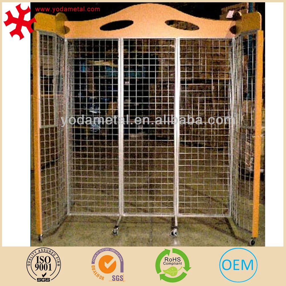 Прямоугольная металлическая проволочная сетка, выставочная стенд