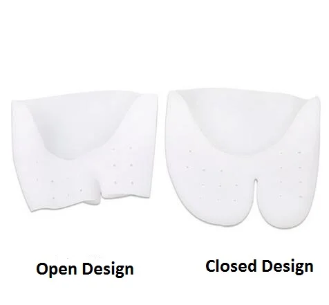 Comfortable silicone ballet dance shoes toe protector pads soft gel pointe toe cap pads