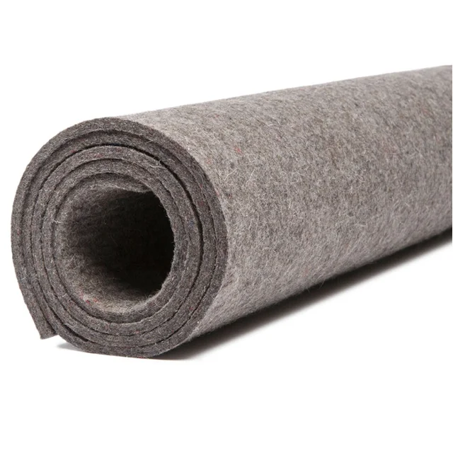 
factory needle colorful merino nonwoven fabric 3mm 5mm thick 100% german wool felt 