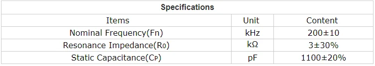 JIAKANG 200KHz Ultrasonic Mist Diffuser Transducer for GAS Meter