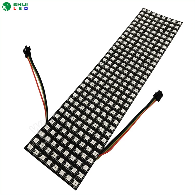 Apa102c светодиодная матричная панель 8x32 RGB светодиодные пиксели для рекламных экранов