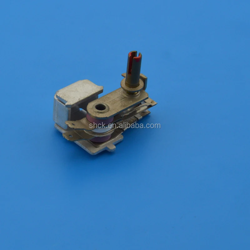 Electric oven bimetal thermostat