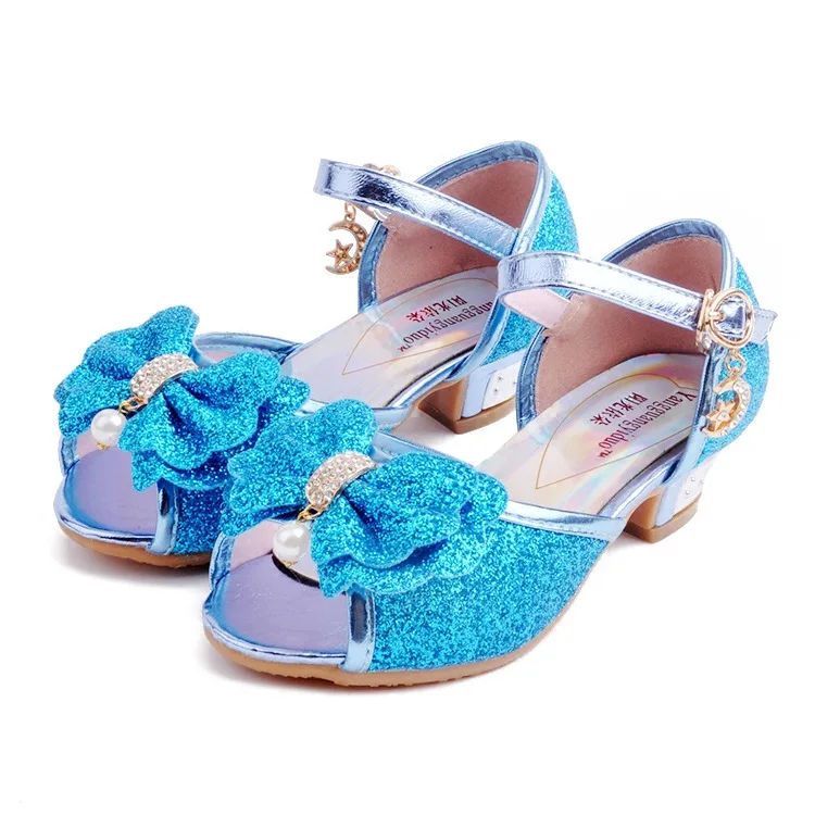 
Princess Summer Crystal Children Fish Mouth Sandal Shoes 