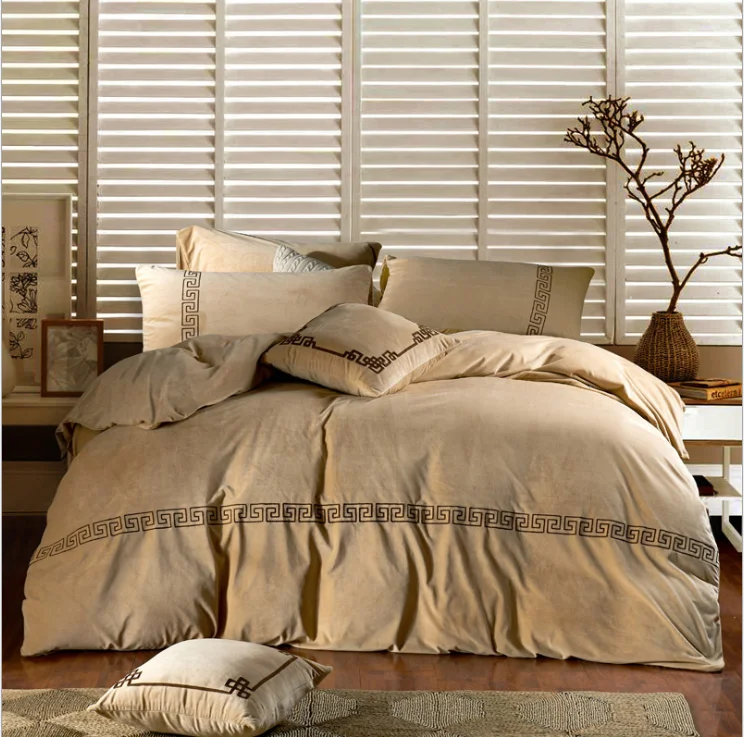 Пододеяльник хорошего качества, очень мягкое хлопчатобумажное одеяло с принтом для кровати