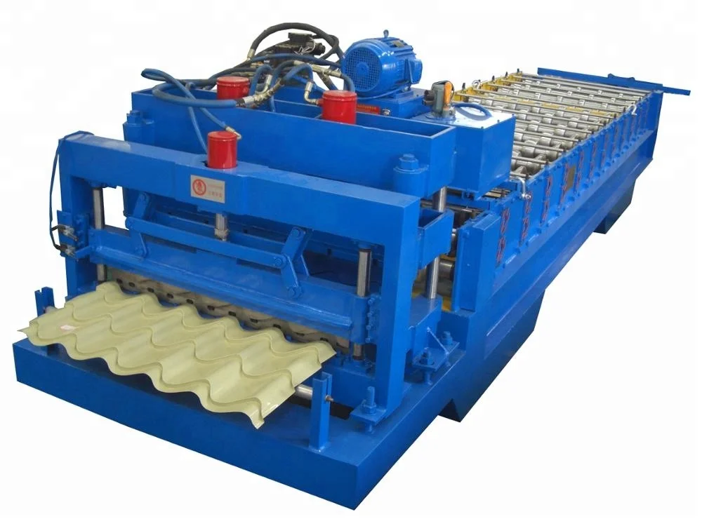 Aluminum Roofing Sheet Roll Forming Machine Metal Tile Making Machine in China