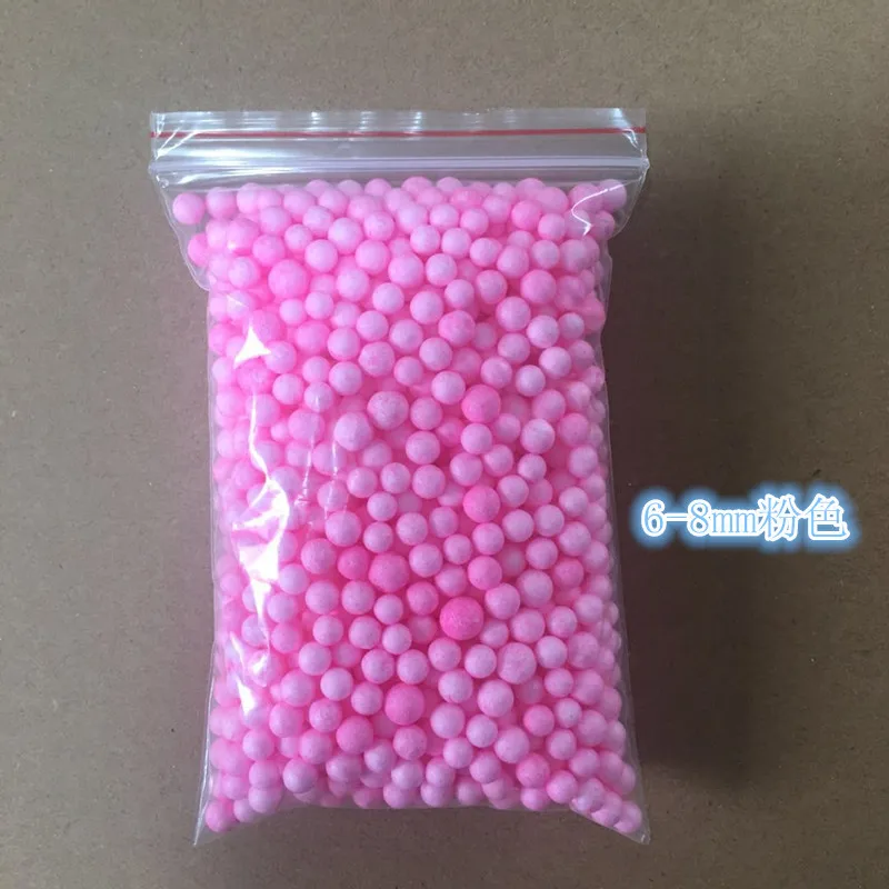 YIPAI индивидуальный набор красочных шариков из пенопласта, шарики из пенопласта, набор для самостоятельного изготовления слайма с фруктовыми ломтиками и бусинами в виде рыбьей чаши