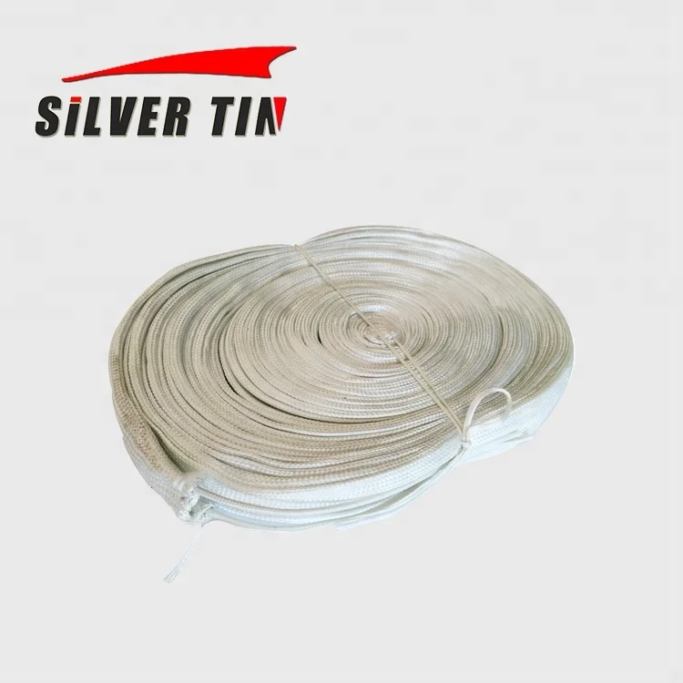 500C High Temperature Fiberglass braid heating belt/electric power cable for pipeline